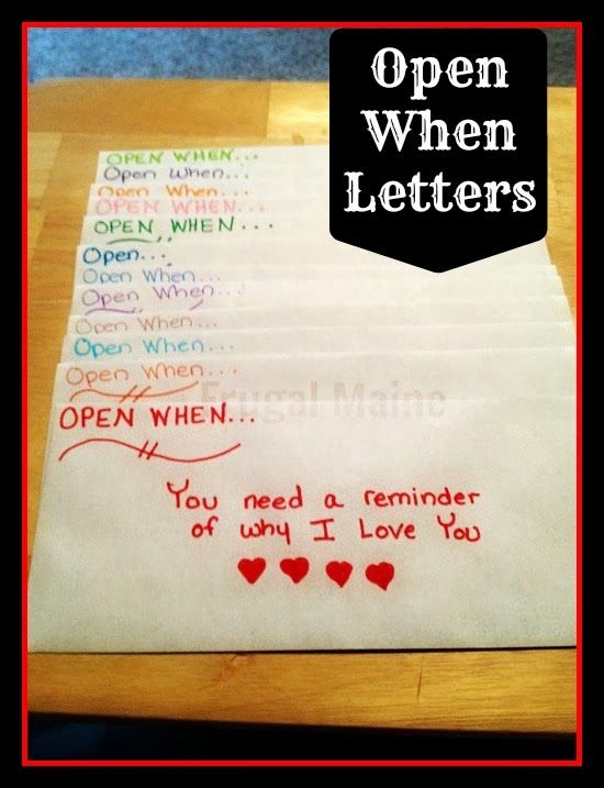 For letters best friend open when An Open